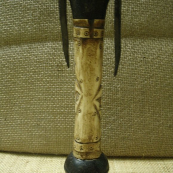 Vintage Hand Carved Man Figurine from Kenya - Picture 12 of 16